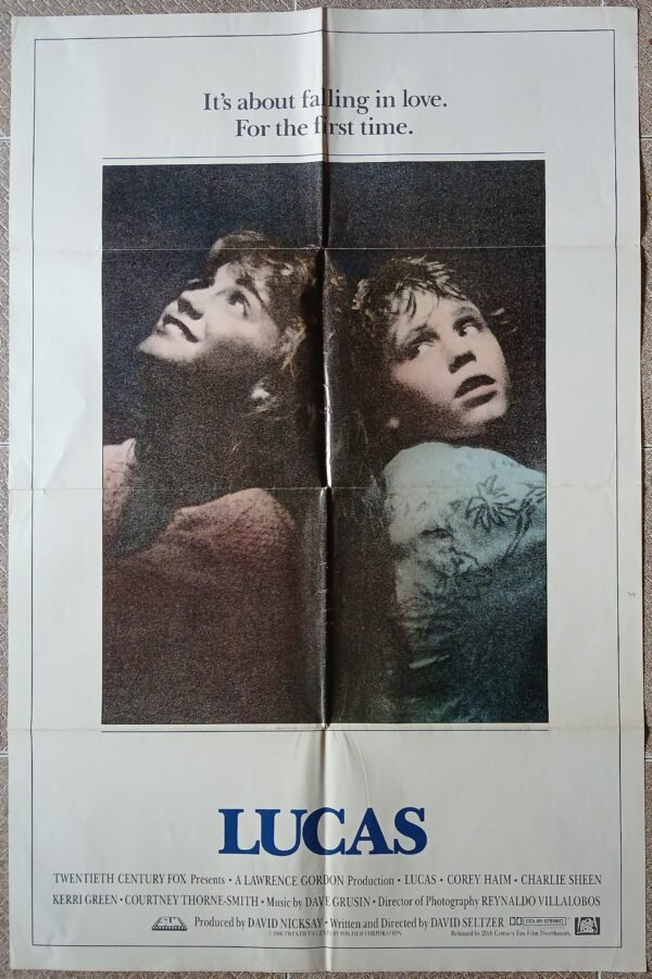 LUCAS Original US Movie poster 27x41" David Seltzer film 1986