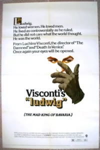 LUDWIG One Sheet US  Movie poster 27x41" Luchino Visconti Film 1973 VF