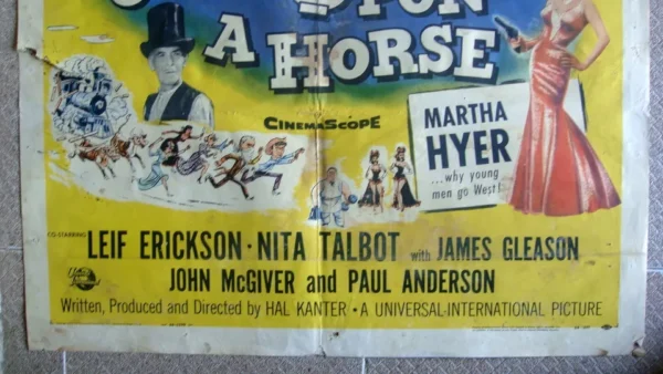 ONCE UPON A HORSE  1Sheet US Art Work Movie Poster 27x41" 1958 FAIR - Image 4