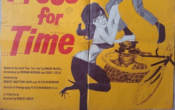PRESS FOR TIME English UK 27"x40" Film Art Movie Poster 1966 - Image 3