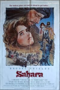 SAHARA Very rare Int'l Style 27"x41" Original US Movie Poster 1984 VF