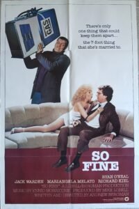 SO FINE One sheet Original US Int'l Style Movie Poster 27x41" 1981