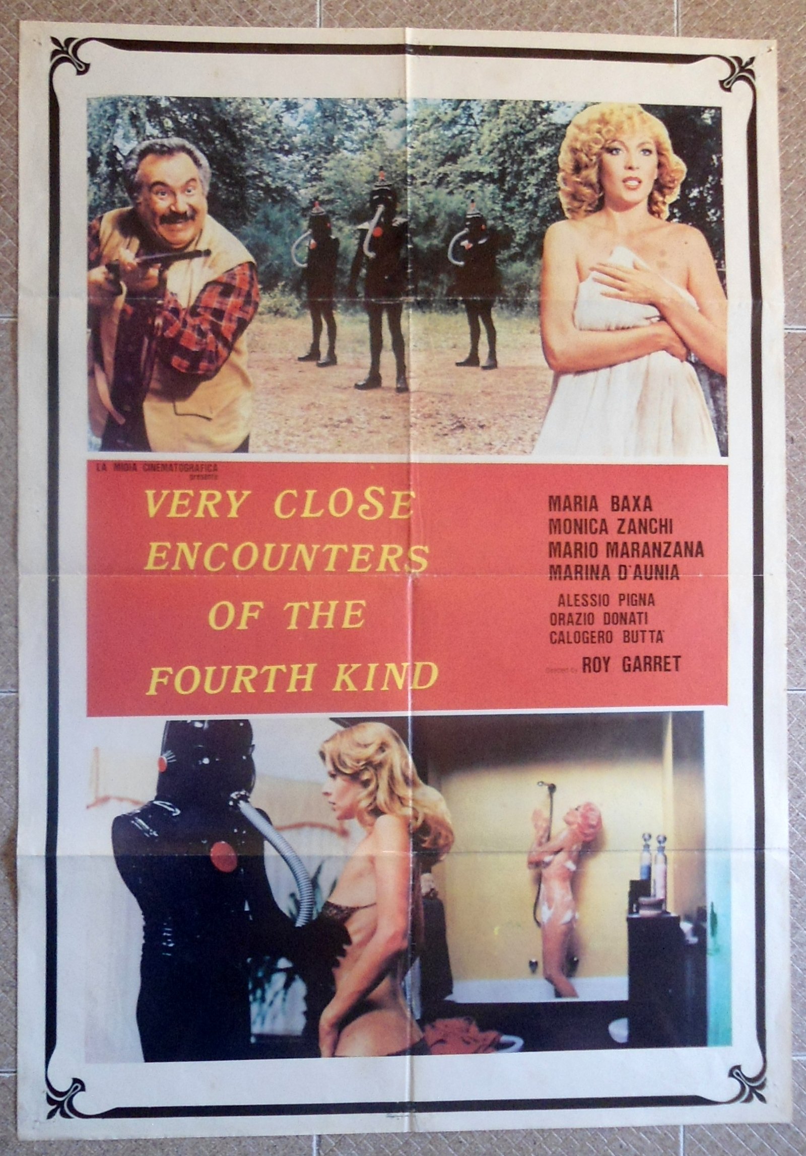 COMING OF ALIENS Retitled Lebanese Sci-Fi 27.5x39.4" Movie Poster Sexploitation 1978