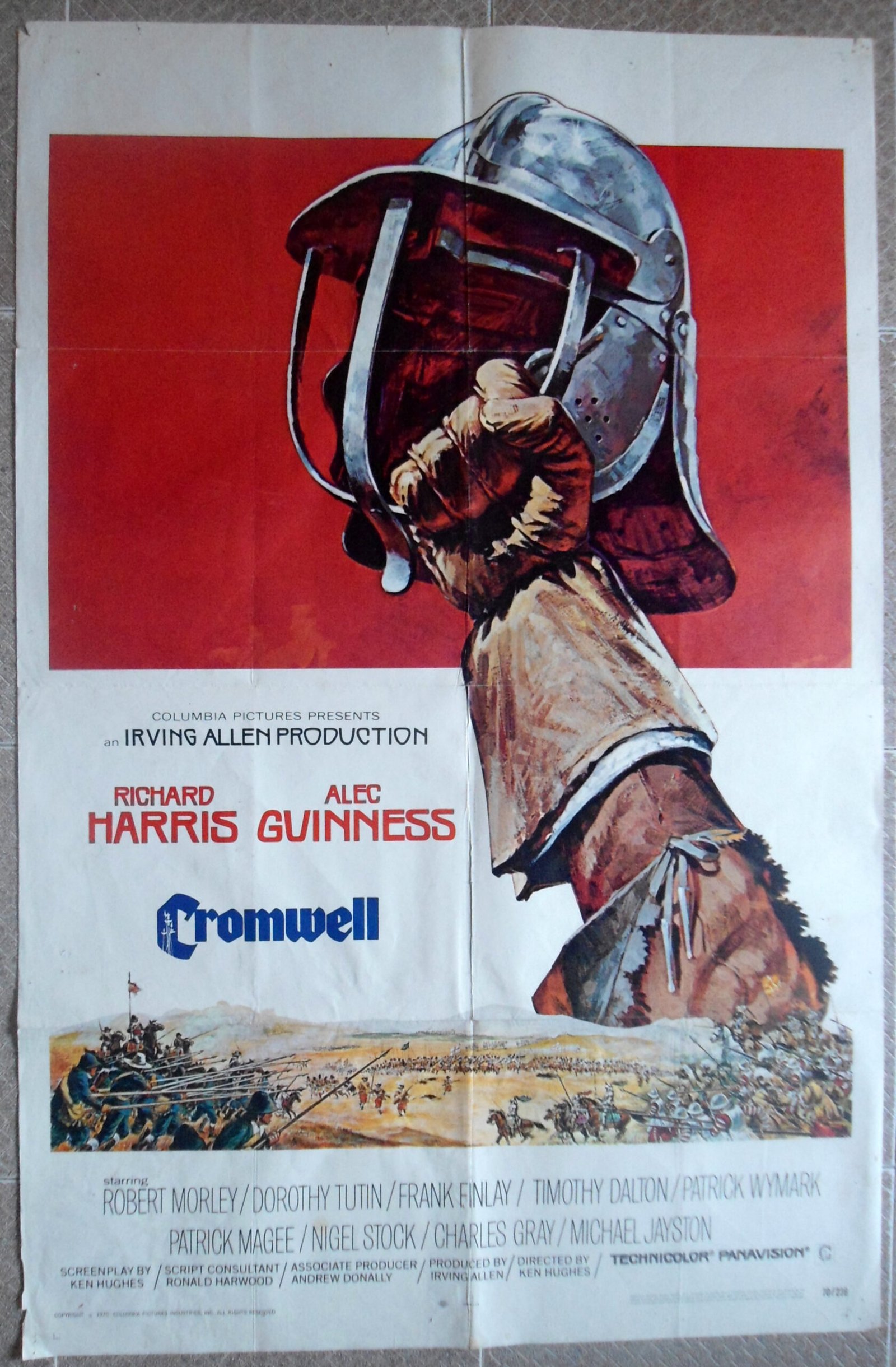 CROMWELL One sheet 27x41" US Int'l Style Original Movie Poster Film 70/236