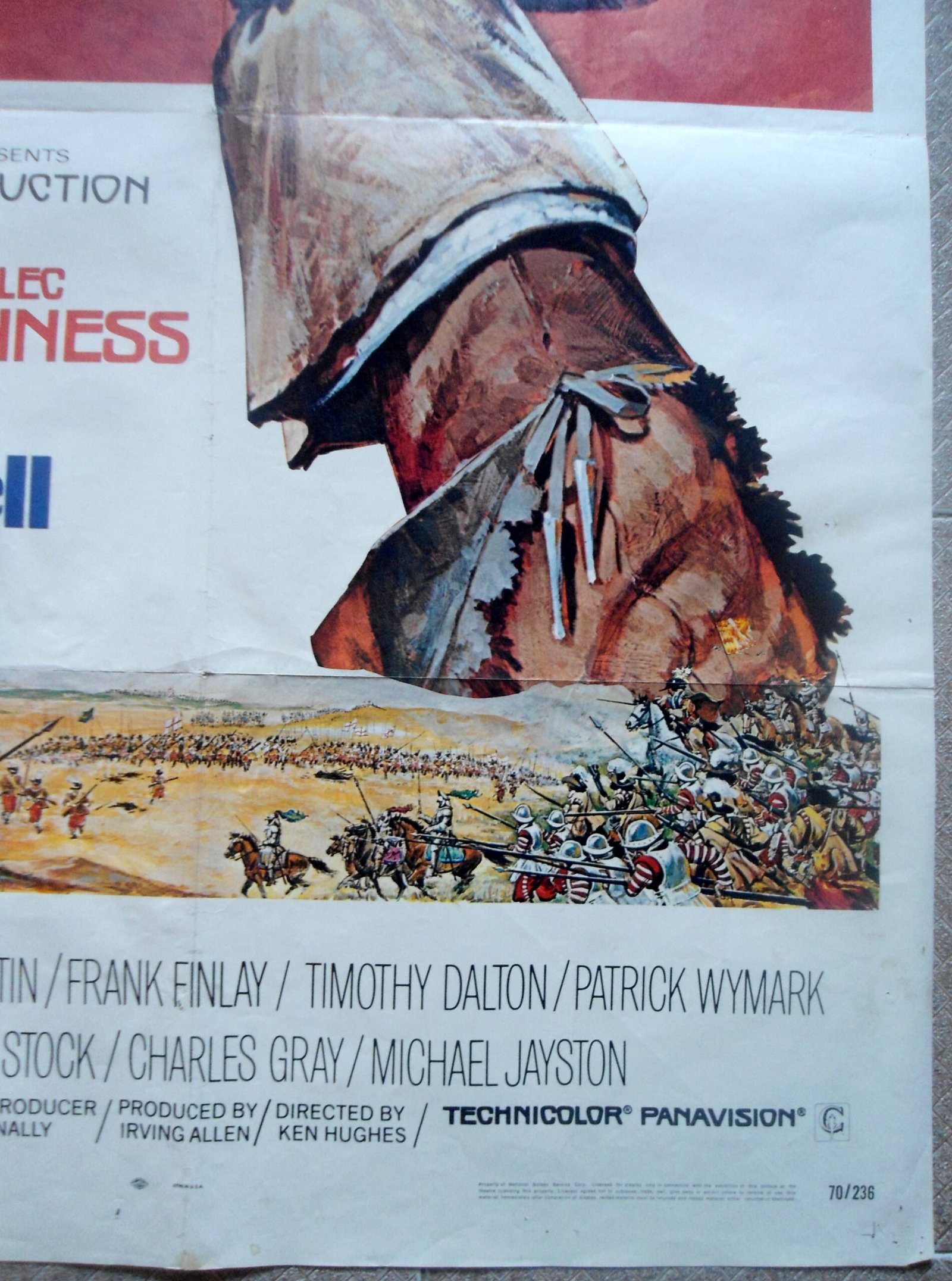 CROMWELL One sheet 27x41" US Int'l Style Original Movie Poster Film 70/236 - Image 2