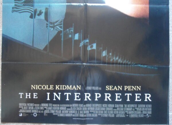 INTERPRETER 1 Sheet 27x39" US Rare Int'l Style SS Movie Poster 2005 - Image 2