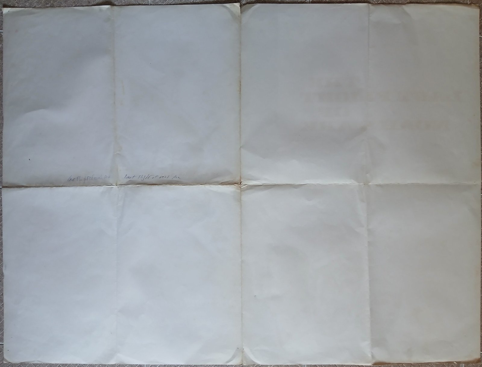 LAST FLIGHT OF NOHA'S ARC 30x40" British Quad BQ UK Movie Poster 1980 - Image 2