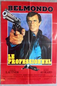 LE PROFESSIONNEL Lebanese/French 27.5x39.4" Belmondo Movie Poster 1981