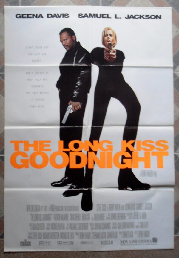 LONG KISS GOOD NIGHT Lebanese/English 27.5x39.4" Movie Poster 1996 VF