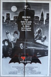 LOVE AT FIRST BITE 27x41" Original US Horror Film Movie Poster 1979