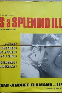 LOVE IS A SPLENDID ILLUSION 30x40" Lebanese Quad BQ Movie Poster 1970
