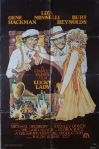 LUCKY LADY US Movie Poster Original Lisa Minnelle 27x41" 1975 F/VF