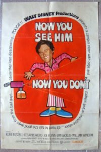 NOW YOU SEE HIM NOW YOU DON'T movie poster US 27x41" WD Film 1972 F/VF