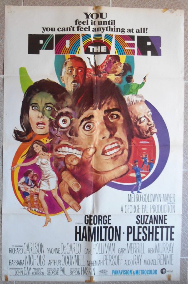 POWER One Sheet Original US movie poster 27x41" Sci-Fi Horror 1968