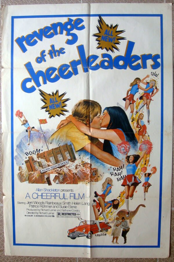 REVENGE OF THE CHEERLEADERS 27"x41" US Movie Poster Film 1976