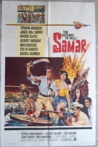 SAMAR One sheet 27x41" US Movie Poster G. Montgomery Film 1962