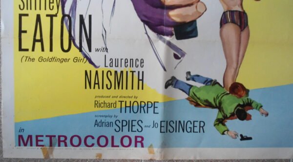 SCORPIO LETTER One sheet  27"x41" US Original Movie Poster Alex Cord Film 1967 - Image 2