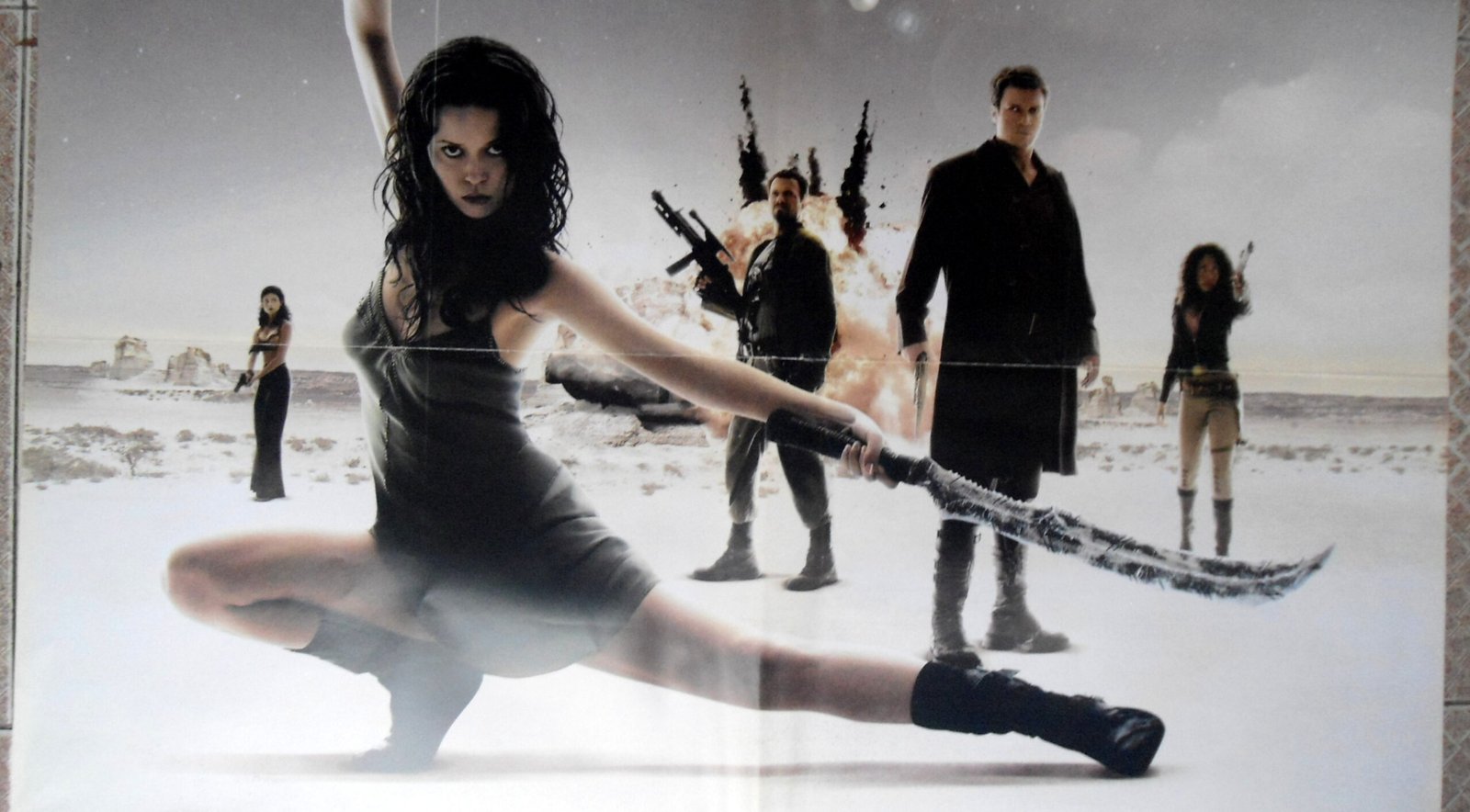 SERENITY Lebanese/English 27x39" SS US Int'l Style Sci-Fi Film Movie Poster 2005 - Image 2