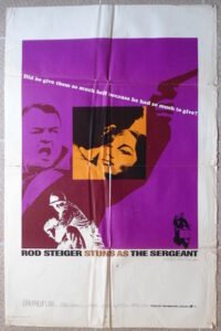 SERGEANT 27"x41" US Rare Int'l Style Movie Poster 1968 Good C6)