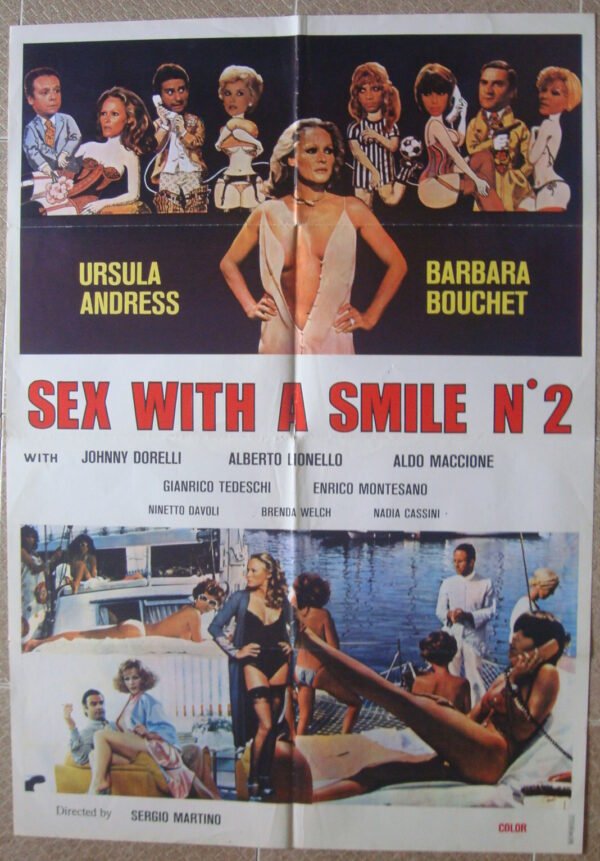 SEX WITH A SMILE II Spogliamocci cosi senza pudor 27.5x39.4" Lebanese/English 1976