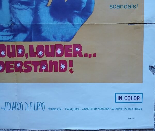 SHOOT LOUD LOUDER 1Sheet movie poster 27x41" Film 1966 - Image 2