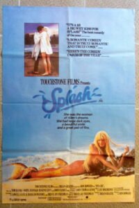 SPLASH 27.5x39.4" Lebanese/English Original movie poster 1984