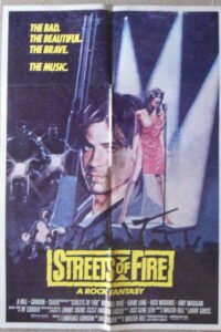 STREETS OF FIRE 27.5"X39.4" Lebanese/English Original Movie Poster 1984