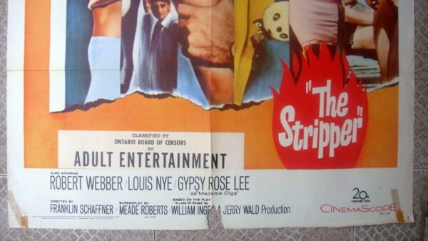 STRIPPER Adult One sheet Ptd in USA movie poster 27x41" Film 63/123 - Image 2