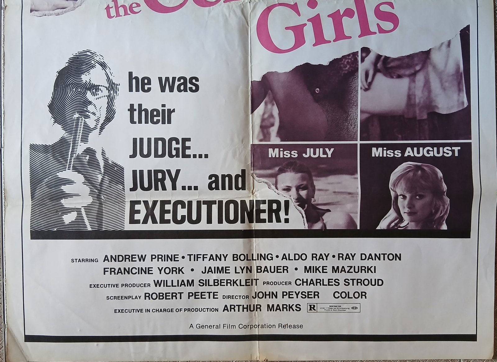 CENTERFOLD GIRLS One sheet 28x42" US Movie Poster Sexploitation Film 1974 VF C8 - Image 2