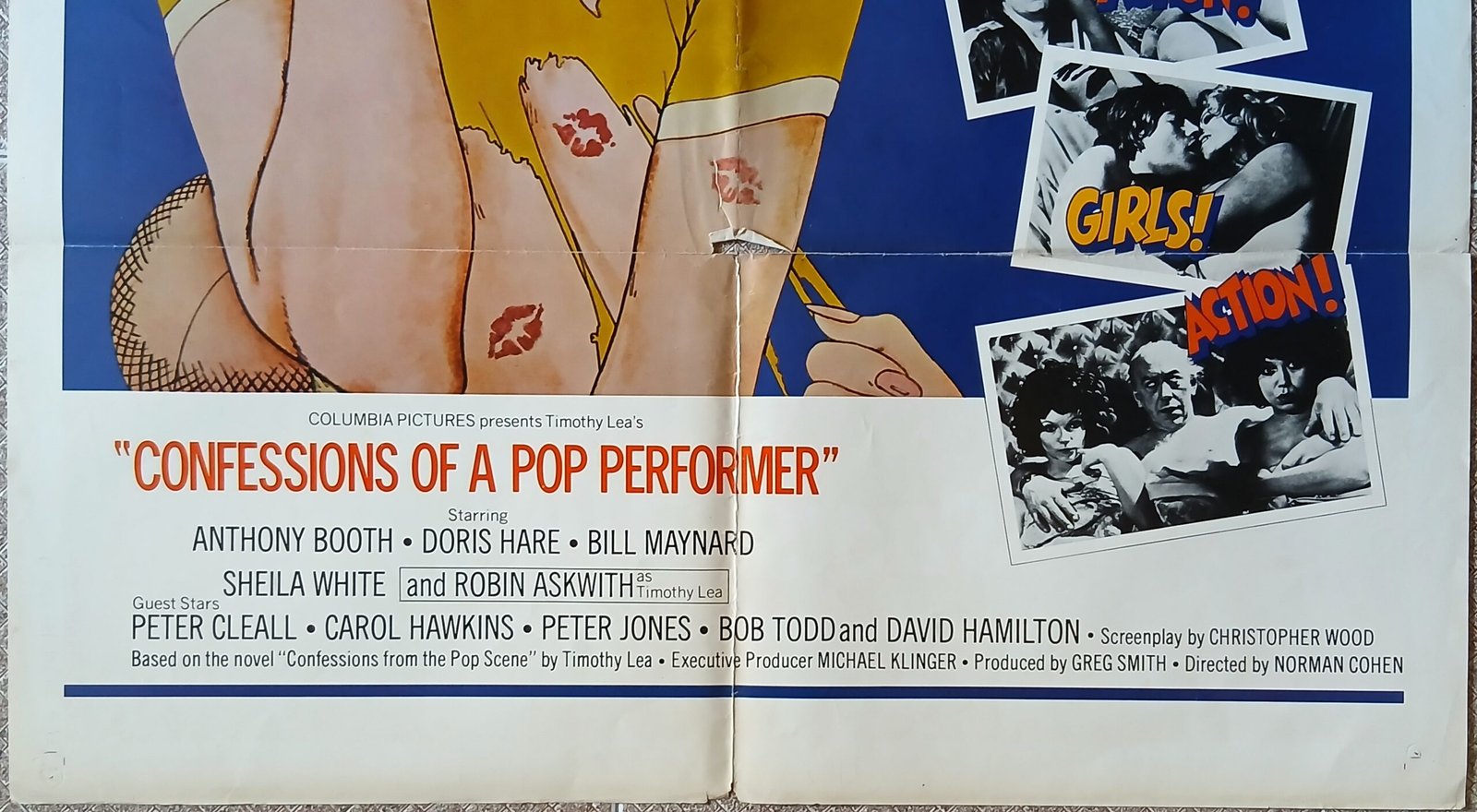 CONFESSIONS OF A POP PERFORMER 27x41" US Orck N Roll Movie poster 1975 - Image 3