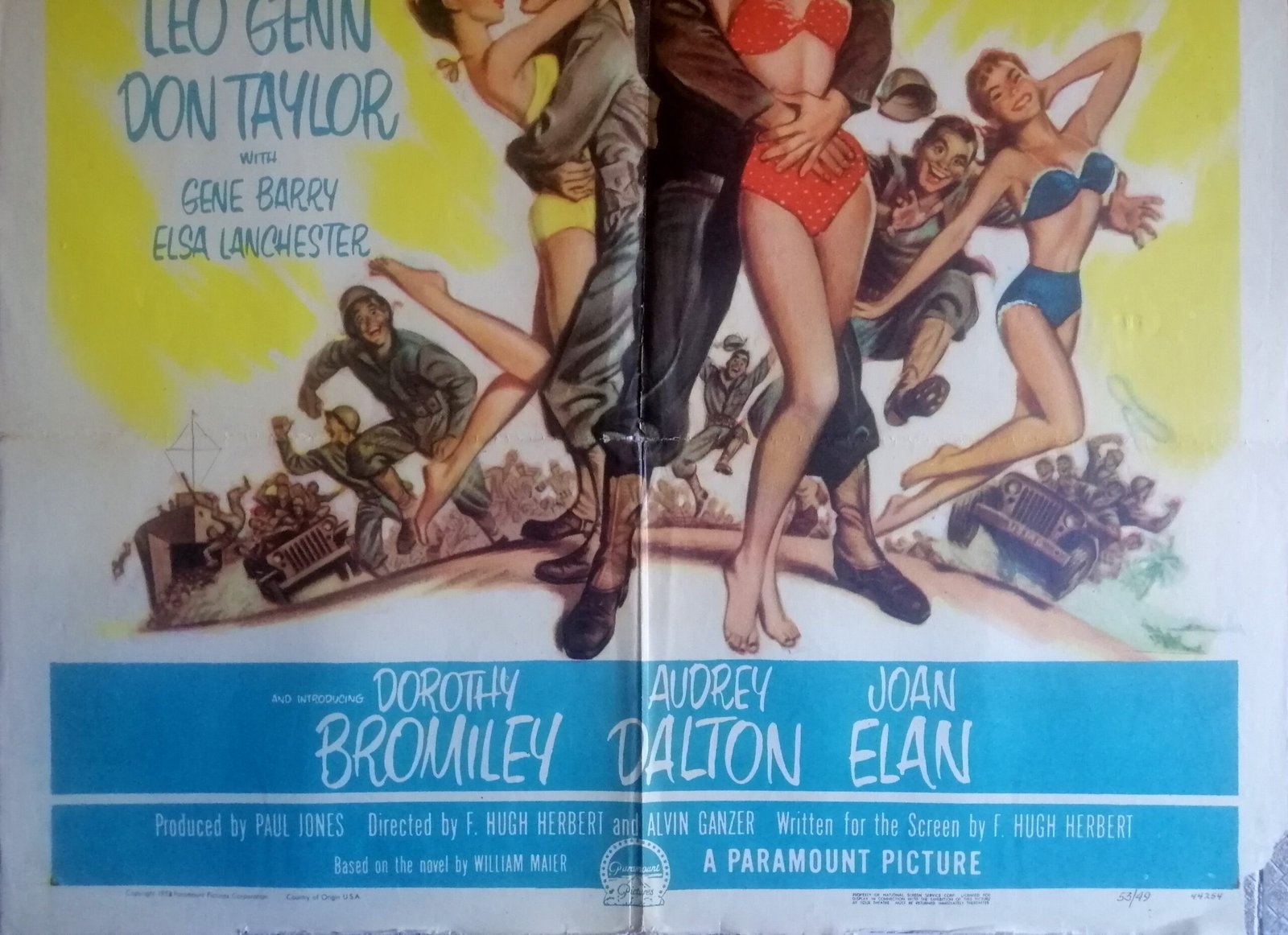 FUZZ One sheet 27x41" US Original Movie Poster 1953 C7) - Image 2